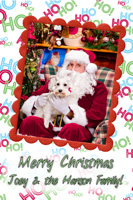 Pets and Family, Photos with Santa
